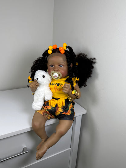 Mini Mane Collection🎀 – Human Hair Glueless Wigs for Reborn Dolls