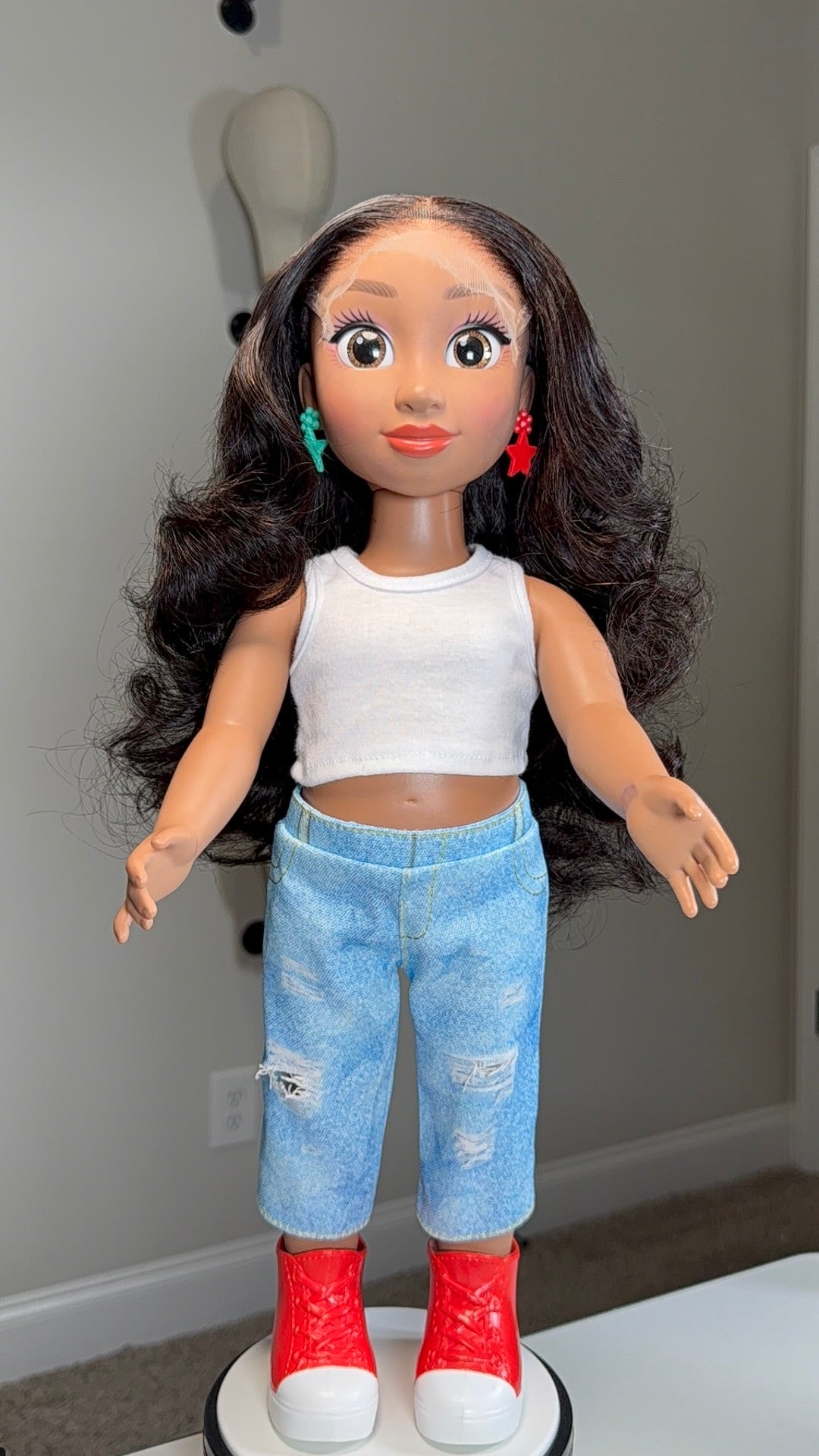 Mini Manes🎀-Big Style for Little Dolls (18 INCH DOLL WIGS).