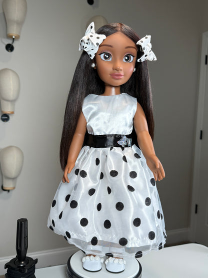 Mini Manes🎀-Big Style for Little Dolls (18 INCH DOLL WIGS).