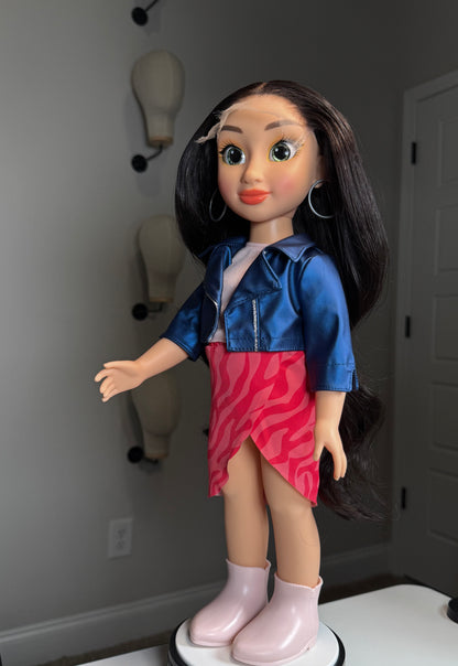 Mini Manes🎀-Big Style for Little Dolls (18 INCH DOLL WIGS).