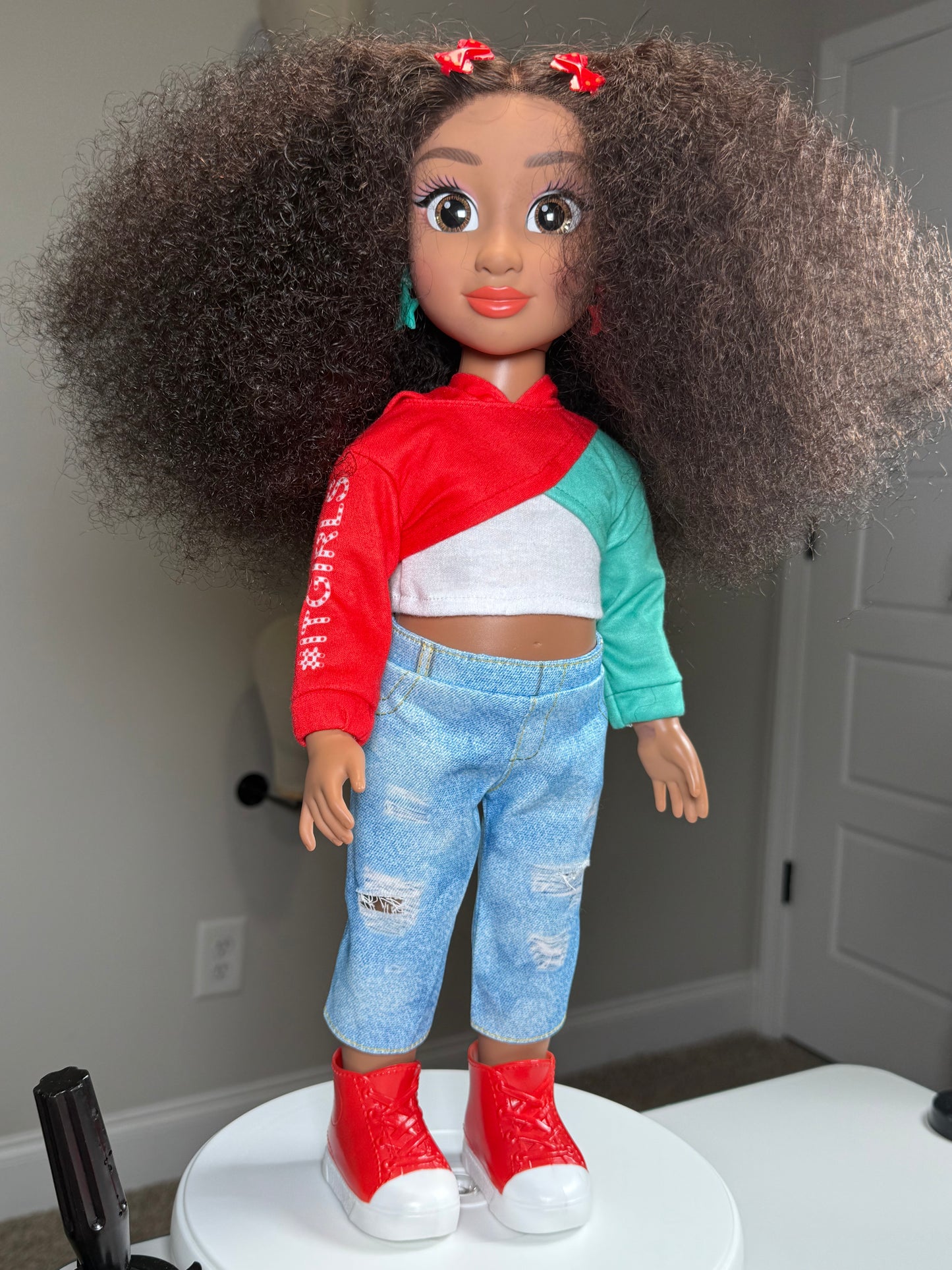 Mini Manes🎀-Big Style for Little Dolls (18 INCH DOLL WIGS).