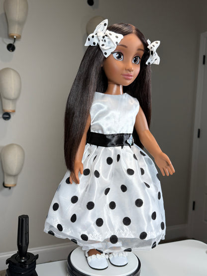 Mini Manes🎀-Big Style for Little Dolls (18 INCH DOLL WIGS).