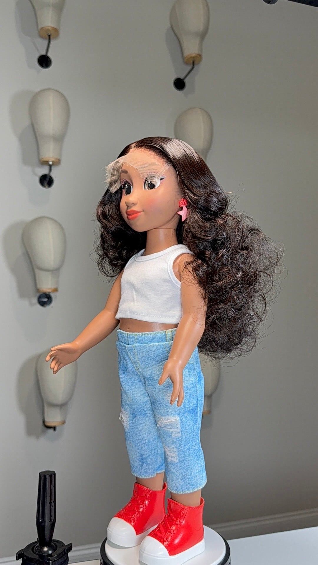 Mini Manes🎀-Big Style for Little Dolls (18 INCH DOLL WIGS).