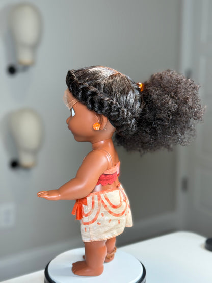 Mini Manes🎀-Big Style for Little Dolls (11 INCH DOLL WIGS).