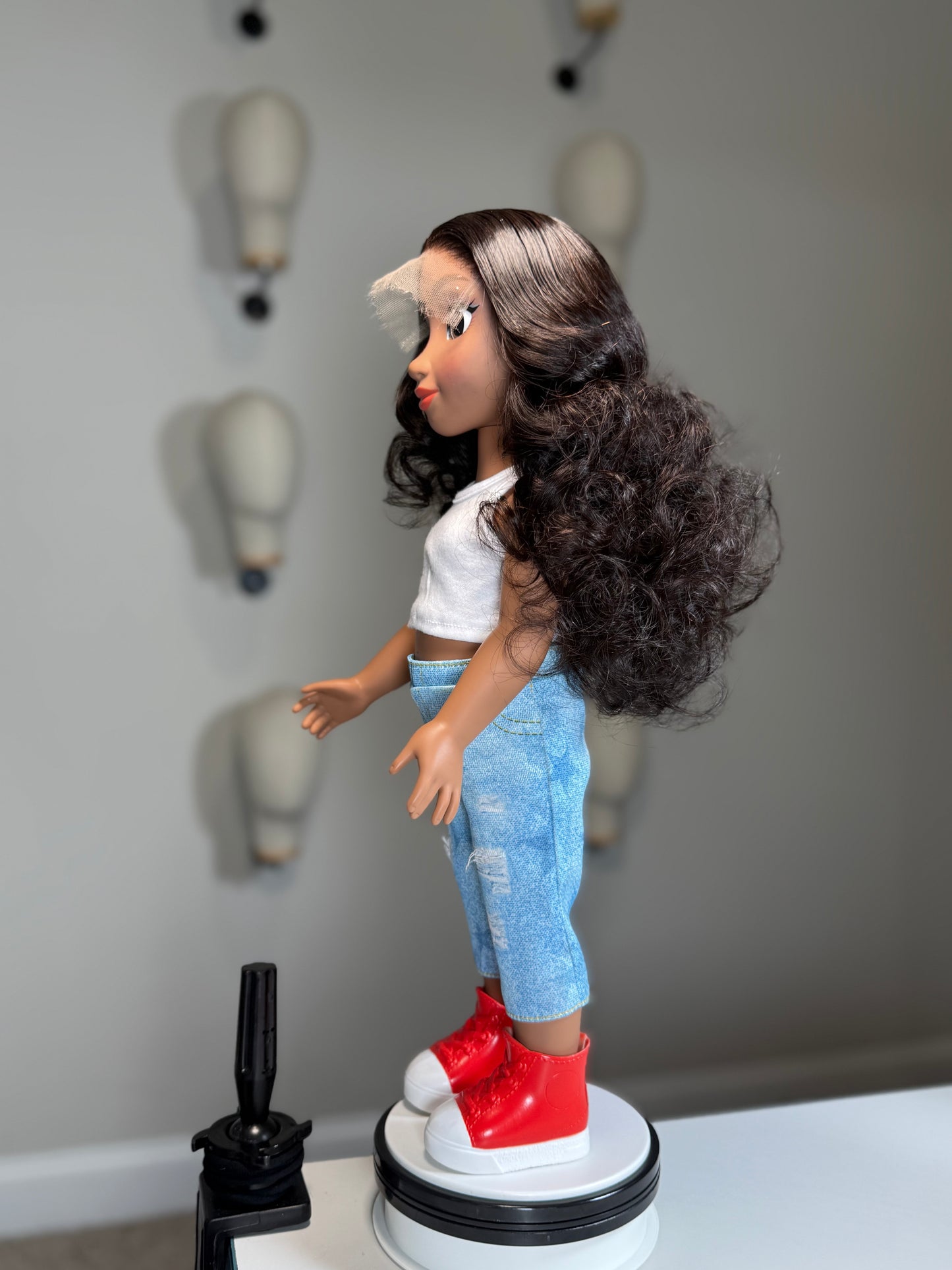 Mini Manes🎀-Big Style for Little Dolls (18 INCH DOLL WIGS).