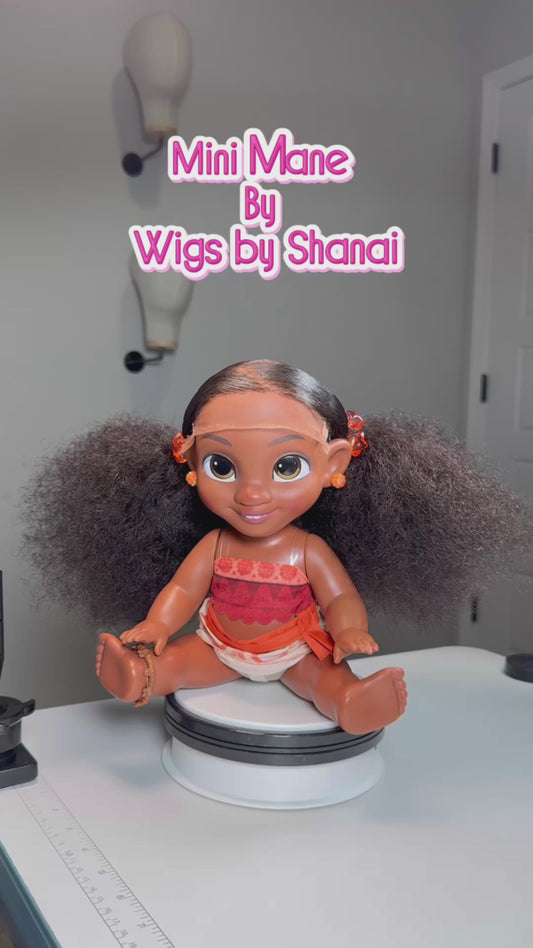 Mini Manes🎀-Big Style for Little Dolls (11 INCH DOLL WIGS).