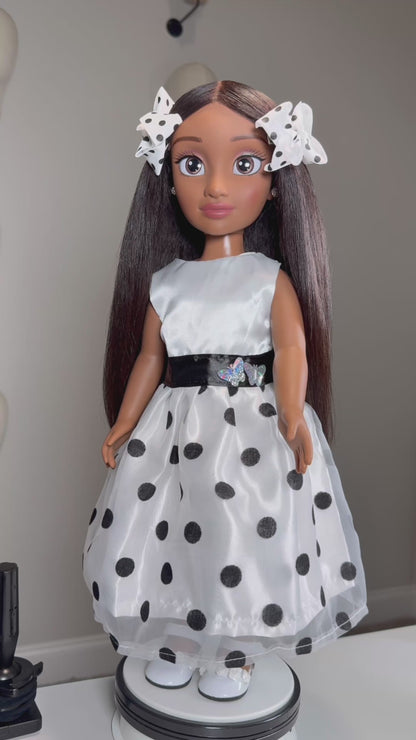 Mini Manes🎀-Big Style for Little Dolls (18 INCH DOLL WIGS).