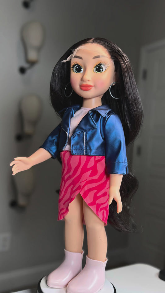 Mini Manes🎀-Big Style for Little Dolls (18 INCH DOLL WIGS).