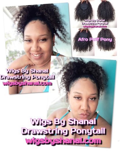 AFRO PUFF DRAWSTRING PONYTAIL