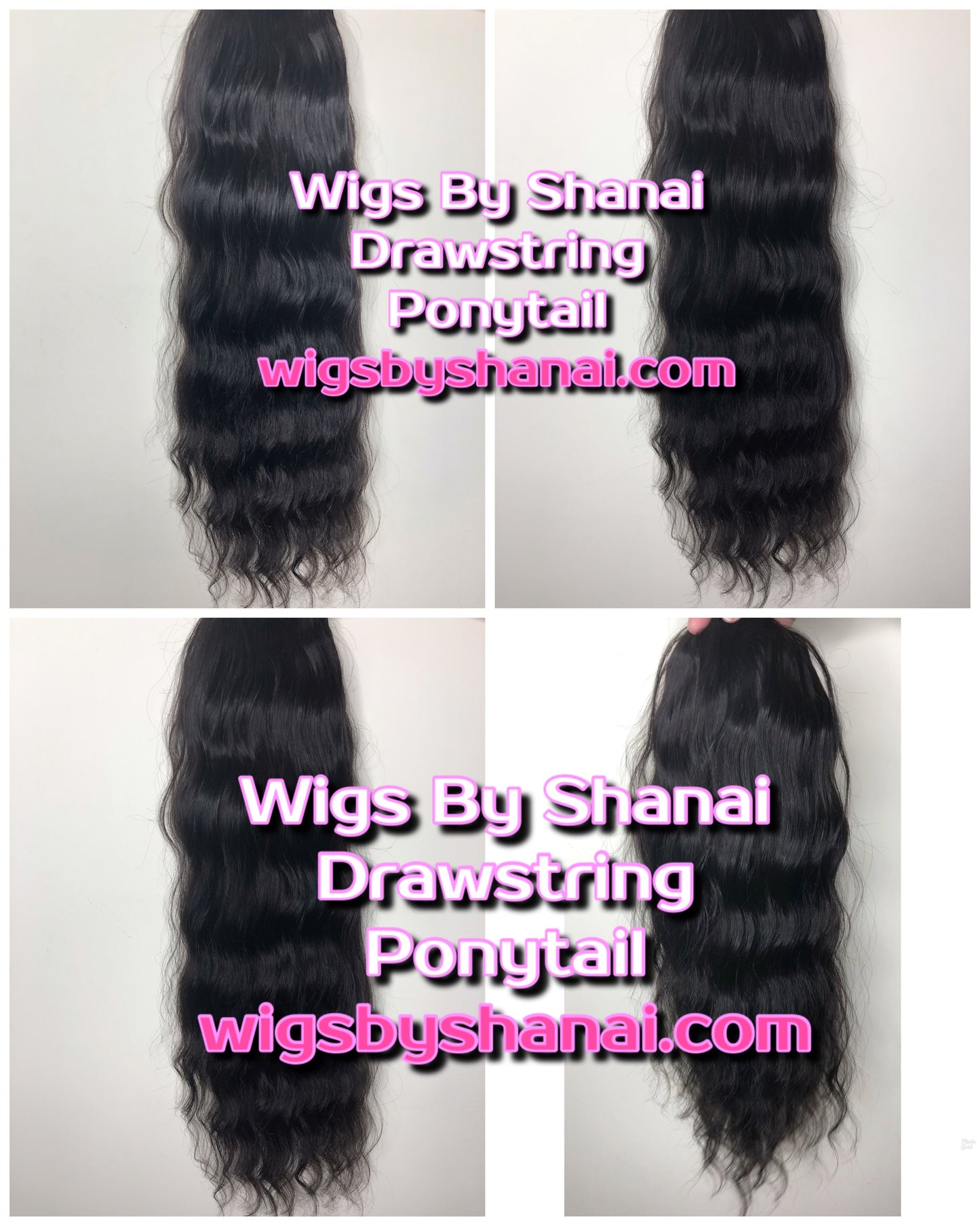 BODY WAVE/NATURAL WAVE DRAWSTRING PONYTAIL