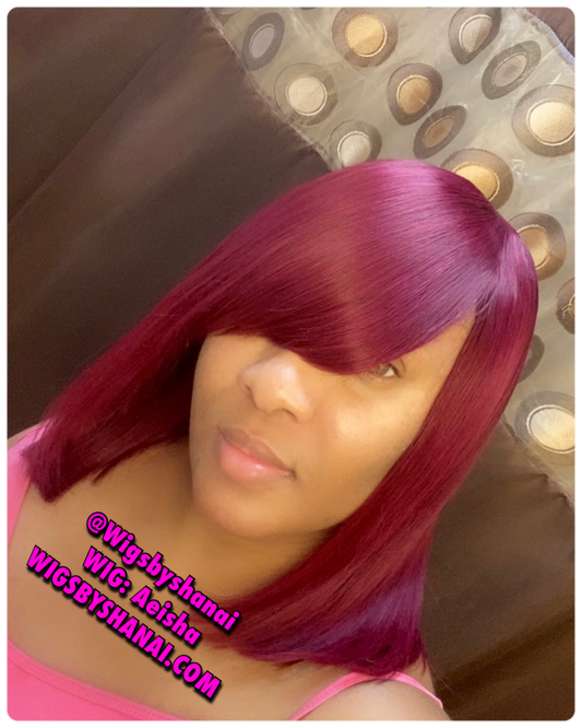 CUSTOM WIGS WITHOUT LACE FRONTALS OR LACE CLOSURES- YOU PROVIDE YOUR HAIR