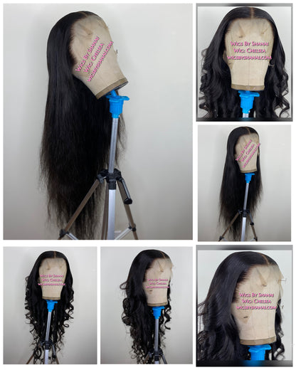 CUSTOM FRONTAL WIG (YOU PROVIDE YOUR HAIR).