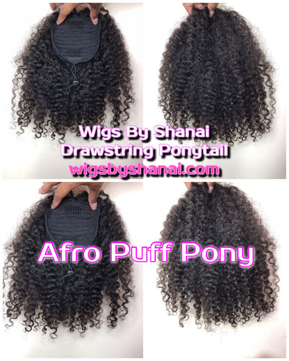 AFRO PUFF DRAWSTRING PONYTAIL