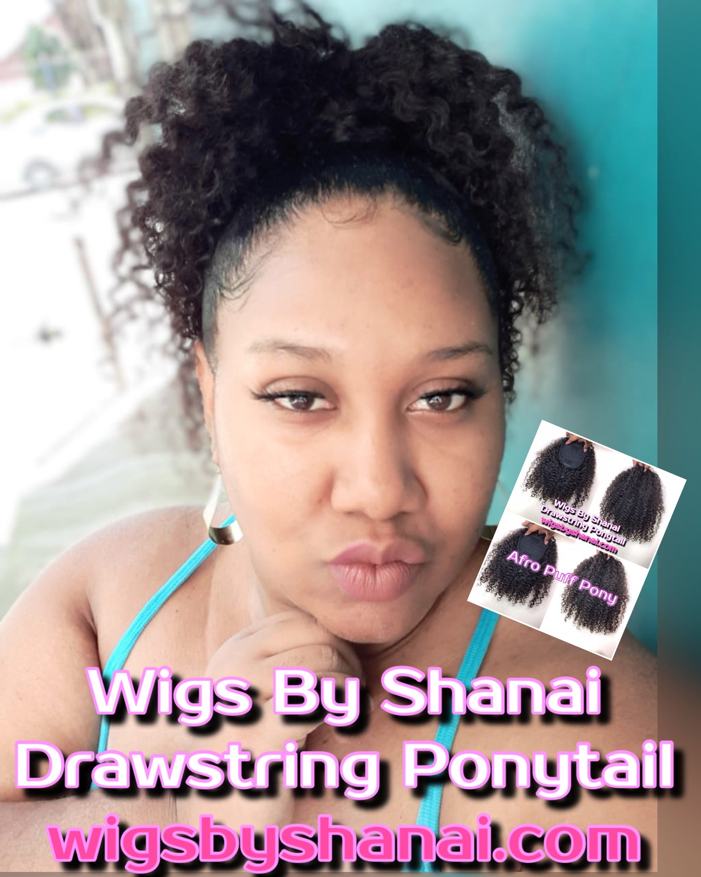 AFRO PUFF DRAWSTRING PONYTAIL